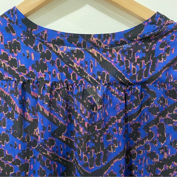 Multicolour sheer top - Picture 8 of 14